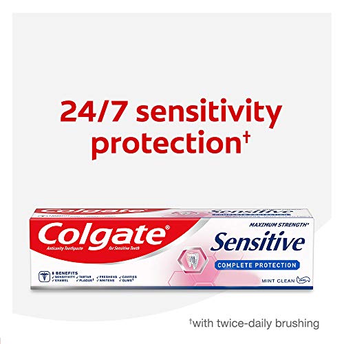 Colgate Sensitive Toothpaste, Complete Protection, Mint - 6 Ounce (Pack of 3)