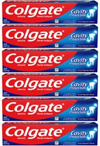 colgate cavity protection toothpaste with fluoride – 4 ounce (pack of 6)
