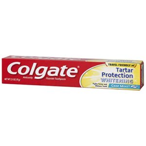 colgate tartar protection travel size toothpaste, mint – 2.5 ounce (pack of 6)