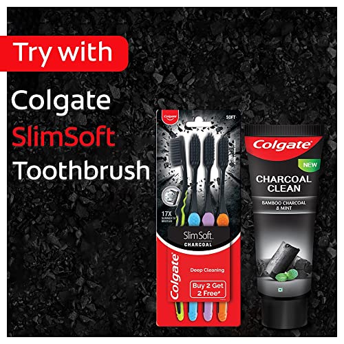 Colgate Charcoal Clean Toothpaste, Bamboo Charcoal and Mint - 120 g