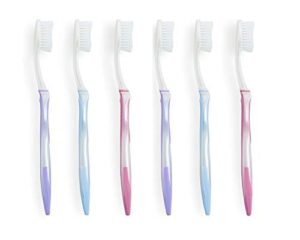 colgate wave sensitive toothbrush, compact head, ultra soft – pack of 6