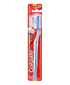 colgate toothbrush double action, medium (pack of 12)