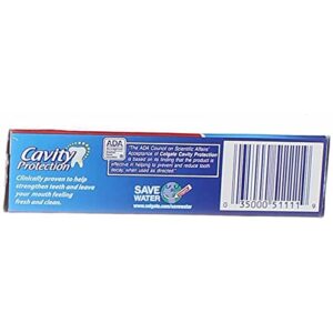 Colgate Cavity Protection Fluoride Toothpaste, Great Regular Flavor, Travel Size TSA Aproved, 1 Ounce (Pack of 8)