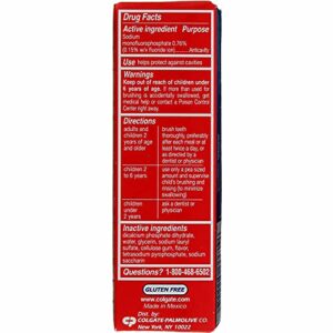 Colgate Cavity Protection Fluoride Toothpaste, Great Regular Flavor, Travel Size TSA Aproved, 1 Ounce (Pack of 8)