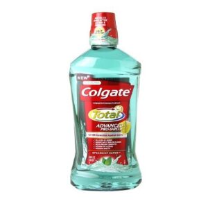 colgate total advanced pro-shield mouthwash, spearmint 33.8 oz