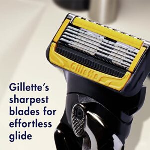 Gillette ProGlide Shield Razor for Men, 1 Gillette Razor, 4 Razor Blade Refills, Shields Against Skin Irritation