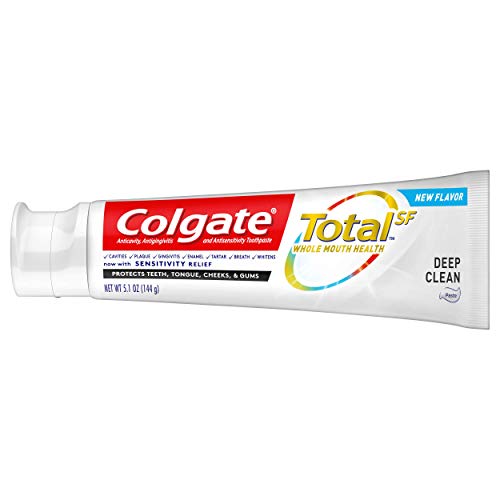 Colgate Total Toothpaste, Deep Clean - 5.1 Ounce (Pack of 4)