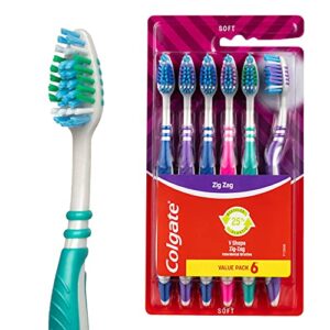colgate toothbrush zig zag soft 6pk