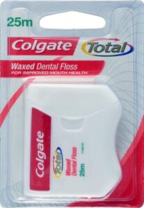 colgate waxed dental floss, 25m