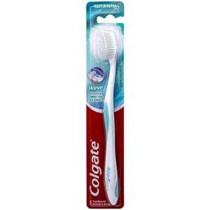 Colgate Wave Sensitive Toothbrush, Compact, Soft (Colors Vary) - Pack of 4