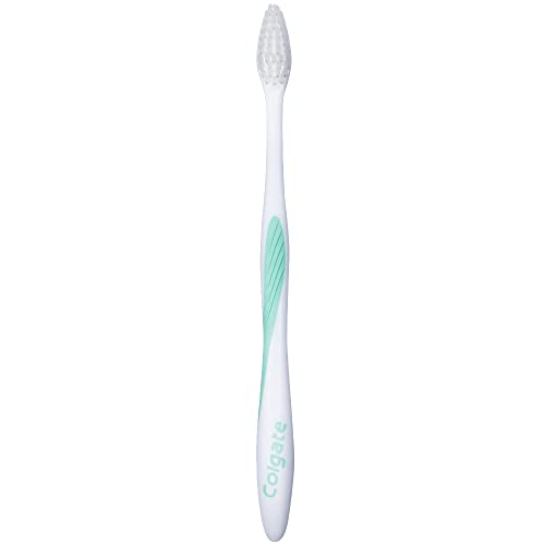Colgate Wave Sensitive Toothbrush, Compact, Soft (Colors Vary) - Pack of 4