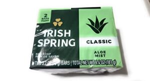irish spring is aloe 3.2z cs sp 2pk, 0.47111111111111115 oz