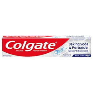 colgate baking soda and peroxide whitening bubbles toothpaste, brisk mint, 8 ounce