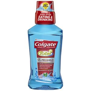 colgate total pro-shield mouthwash, peppermint blast – 250 ml
