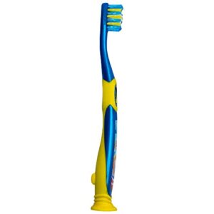 Colgate Dinosaur Toothbrush for Children with Suction Cup, Kids 2-5 Years Old, Extra Soft - Pack of 6