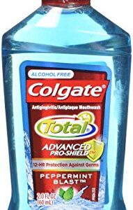 Colgate Total Advanced Pro-sheild Mouthwash Peppermint Blast 2 oz (Pack of 3)