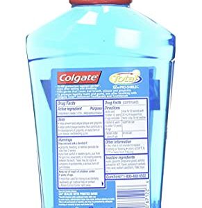 Colgate Total Advanced Pro-Shield Mouthwash, Peppermint Blast, 16.9 Ounce (Pack of 2)