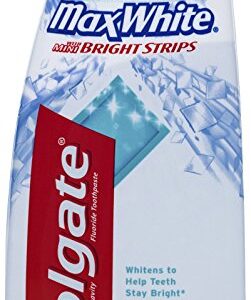 Colgate Max White Toothpaste with Mini Breath Strips - 4.6 oz - Crystal Mint