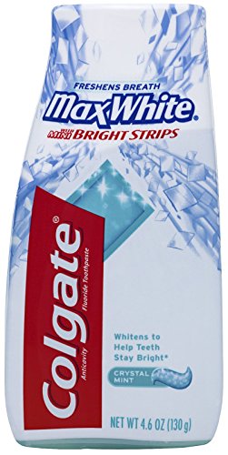 Colgate Max White Toothpaste with Mini Breath Strips - 4.6 oz - Crystal Mint