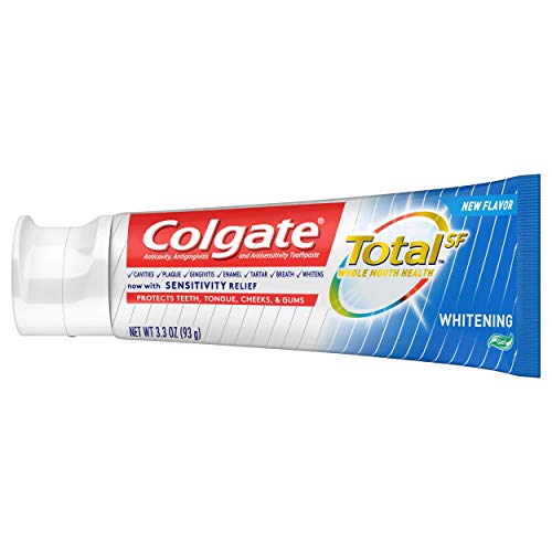 Colgate Total Whitening Toothpaste Gel, Mint, 3.3 Oz