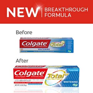 Colgate Total Whitening Toothpaste Gel, Mint, 3.3 Oz