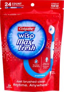 colgate wisp portable mini-brush max fresh trdoja, peppermint, 3 pack (24 count)