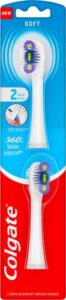 colgate 360 floss tip sonic powered battery toothbrush refill pack – 2ct