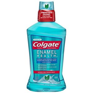 colgate enamel health mouthwash, fresh mint, 16.9 ounce