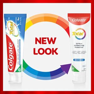 Colgate Total Whitening Toothpaste, 10 Benefits, No Trade-Offs, Freshens Breath, Whitens Teeth and Provides Sensitivity Relief, Mint Flavor, 4 Pack, 5.1 Oz Tubes