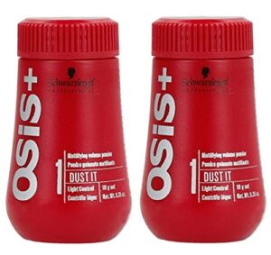 schwarzkopf osis dust it – mattifying powder (0.35 oz) pack of two
