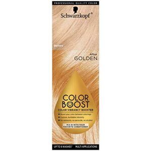 schwarzkopf color boost color vibrancy booster, golden