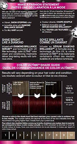 Schwarzkopf Color Ultime Permanent Hair Color Cream, 4.2 Mahogany Red