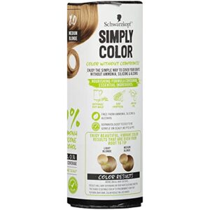 Schwarzkopf Simply Color Permanent Hair Color, 8.0 Medium Blonde