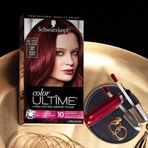 Schwarzkopf Color Ultime Permanent Hair Color Cream, 5.22 Ruby Red