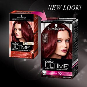 Schwarzkopf Color Ultime Permanent Hair Color Cream, 5.22 Ruby Red