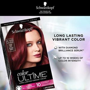 Schwarzkopf Color Ultime Permanent Hair Color Cream, 5.22 Ruby Red