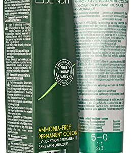 Schwarzkopf Professional Essensity Permanent Hair Color, 5-0, Light Natural Brown, 2.1 Ounce