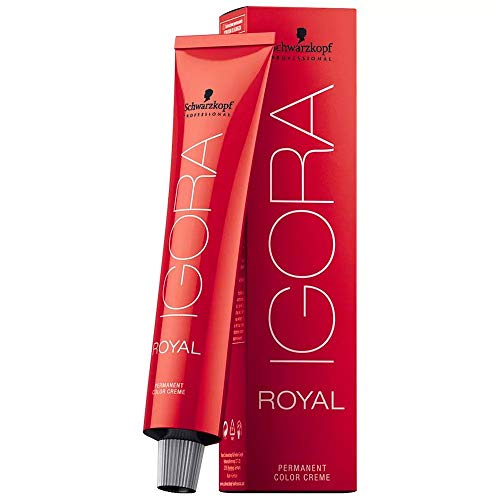 Schwarzkopf Professional Igora Royal Permanent Color Creme, 1-0 Black, 60 Gram