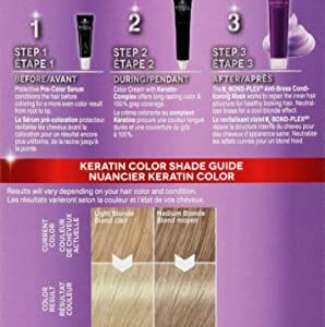 Schwarzkopf Keratin Color Permanent Hair Color Cream, 10.1 Extra Light Ash Blonde, 1 Kit