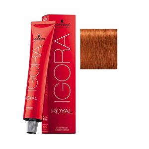 schwarzkopf igora royal hair color creme 7-77 medium blonde copper extra 60 ml