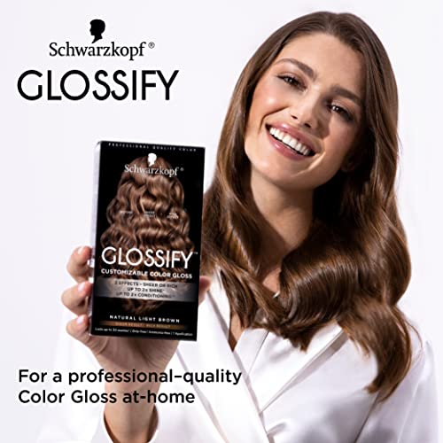 Schwarzkopf Glossify Customizable Color Gloss, Natural Light Brown