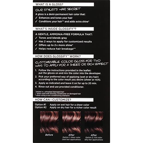 Schwarzkopf Glossify Customizable Color Gloss, Natural Light Brown