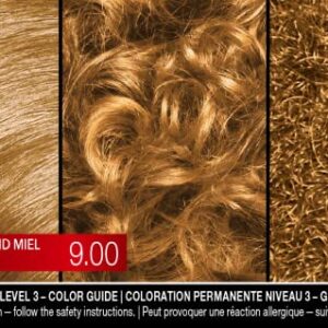 Schwarzkopf Keratin Color, Color & Moisture Permanent Hair Color Cream, 9.0 Honey Blonde