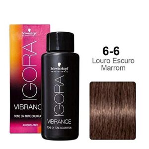 Schwarzkopf Professional Igora Vibrance Demi-Permanent Tone on Tone Hair Color (6-6)