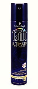 schwarzkopf taft ultimate hair lacquer hair spray 250ml