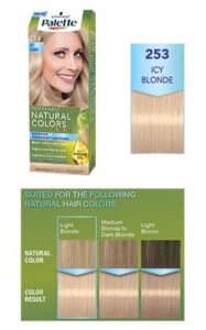 schwarzkopf palette permanent natural colors creme 253 icy blonde