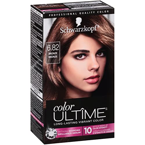 Schwarzkopf Color Ultime Permanent Hair Color Cream, 6.82 Bronze