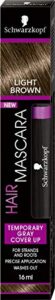 schwarzkopf hair mascara, light brown, 1 tube (16ml)