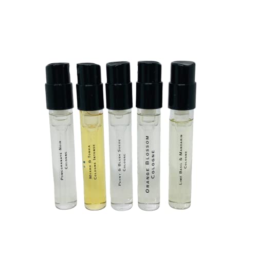 Jo Malone Set 5 London Fragrance Sample VIALS Different Scent 0.05oz/ 1.5ml each