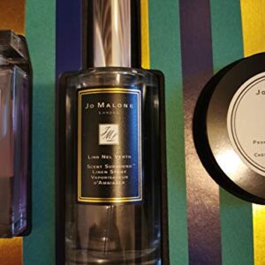 Jo Malone - Scented Bedtime Collection - Red Roses Bath Oil 1 Fl Oz. + Linen Spray 1.5 Fl. Oz. + Peony & Blush Suede Body Cream 1.7 Fl Oz.